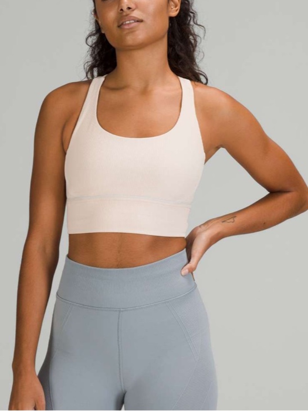 Lululemon Energy Bra Longline Ribbed 6